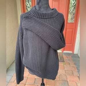 Goodthreads Gray Black Knit Sweater
